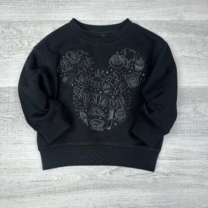 Kids Best Day Ever Crewneck | Tonal Black